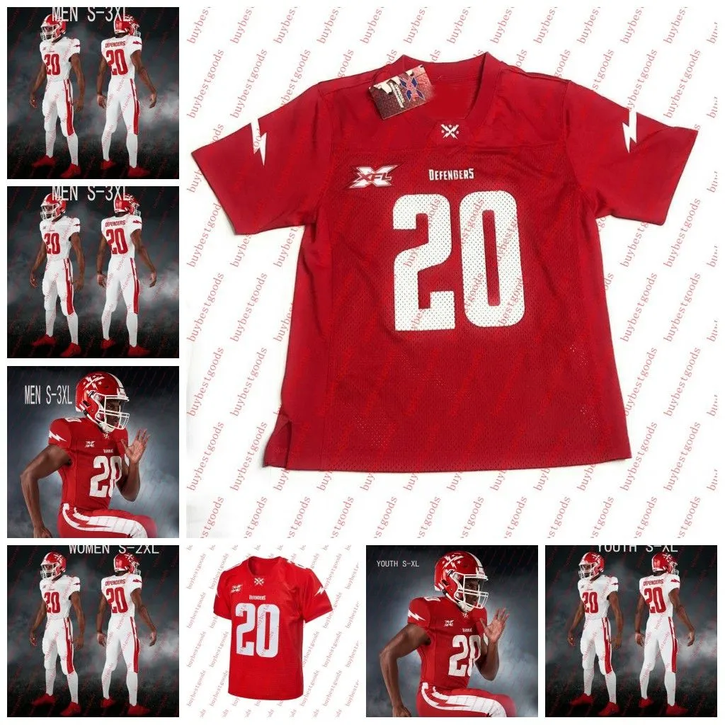 Personalizado 2020 Dc Defenders Football Jersey Tyree Jackson Cardale Jones Jhurell Pressley Donnel Pumphery Khalid Abdullah John Thomas Ryan