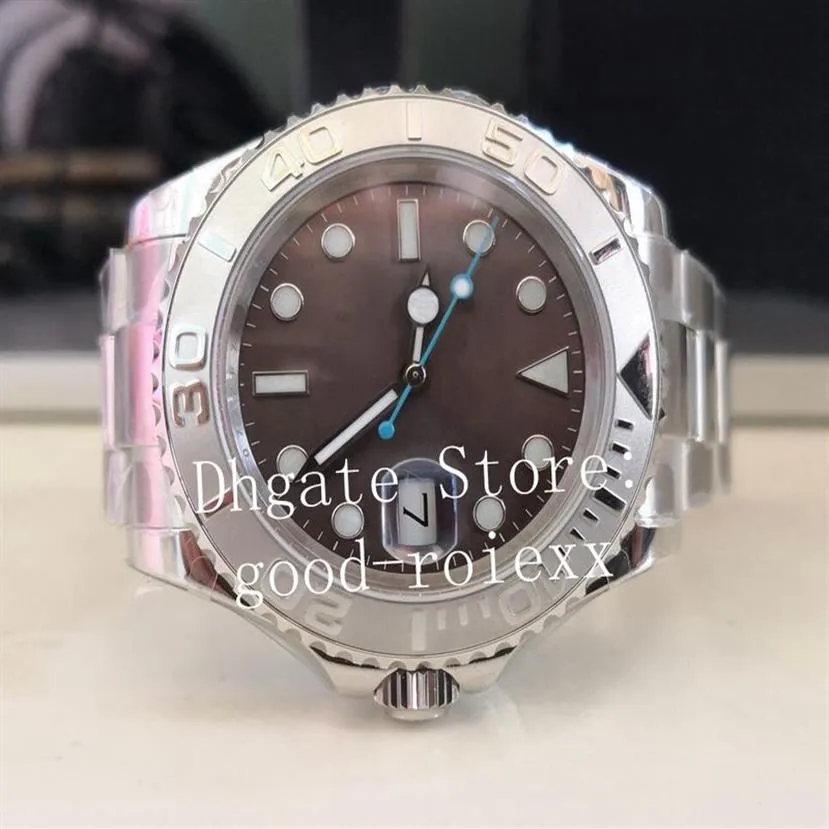 Uhren für Männer Uhr Herren Blau Rhodium Grau Silber Zifferblatt Bp Automatik 2813 Kristall Dive Luminous Master Bpf Armbanduhren Sup298K