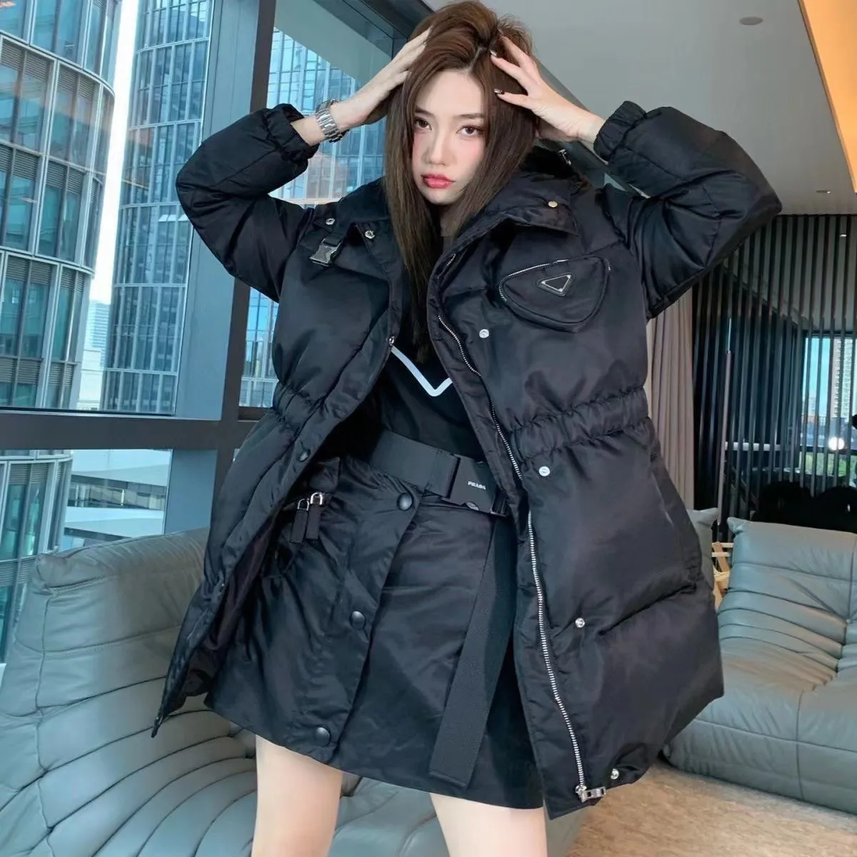 Veste d'hiver femme Parka de créateur doudoune fermeture éclair Parka Trench manteau Trench chaud haut décontracté vêtements d'extérieur pour femmes