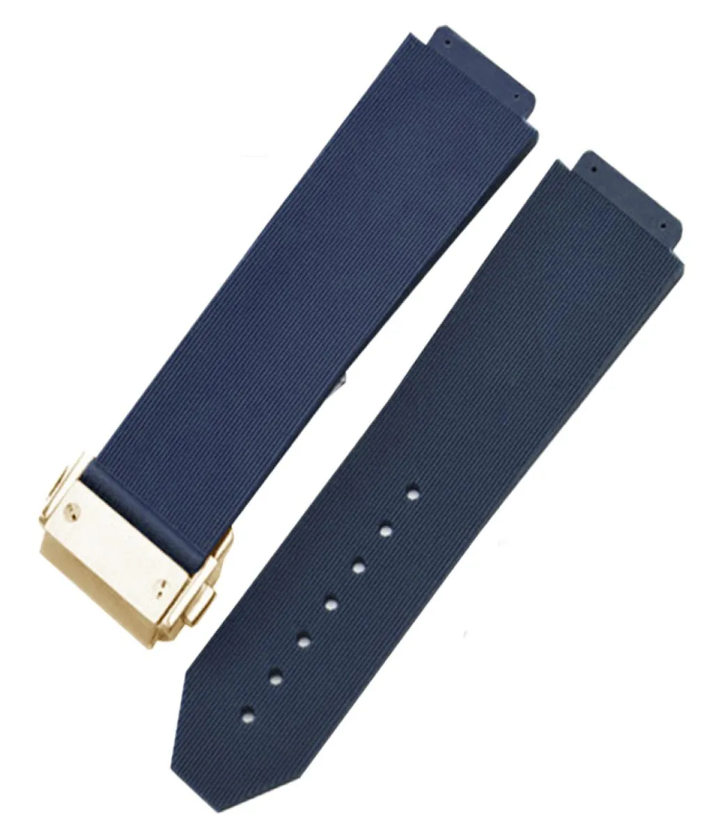 Bracciale per orologio con cinturino da 26 mm per BIG BANG CLASSIC FUSION Fibbia pieghevole Accessori per cinturino in gomma siliconica Catena8072518