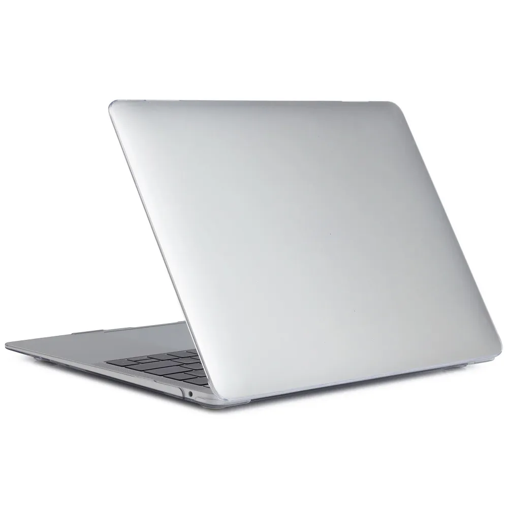 MacBook Air Pro Retina Laptop을위한 샘플 투명 크리스탈 하드 플라스틱 케이스 커버 12 13 15 16 인치 투명한 색상 전면 백 보호 케이스 A2941 M2