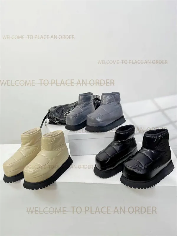 Designer Boots Women`s Classic Thick Sole Warm Snow Boots Australian Luxury Fashion Brand Classic Super Mini Flat Boots