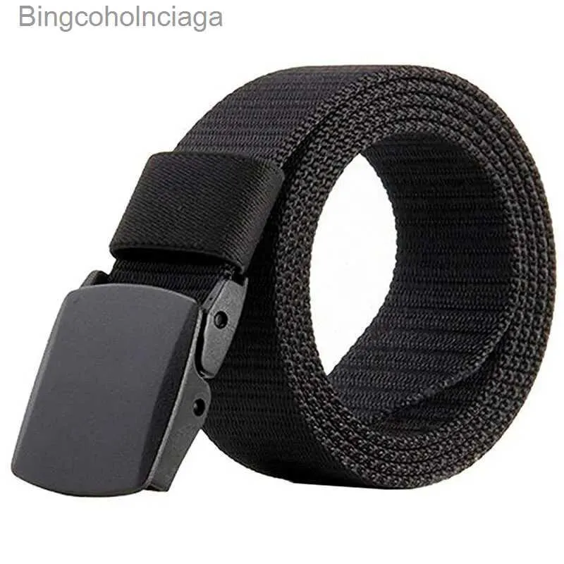 Ceintures Men Military Automatic Buckle Nylon Belt Outdoor Hunting Multifonctional Tactical Canvas Belt Military Beltl231103 de haute qualité de haute qualité