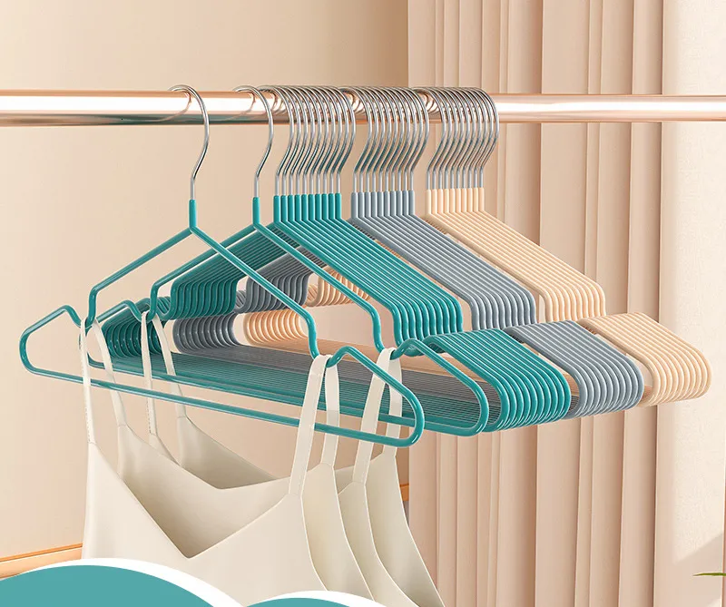 Hangers rekken roestvrijstalen kledingrek huishoudelijke kledingrek droge kleding niet-slip balkon vochtbestendige speciale kleding 230403