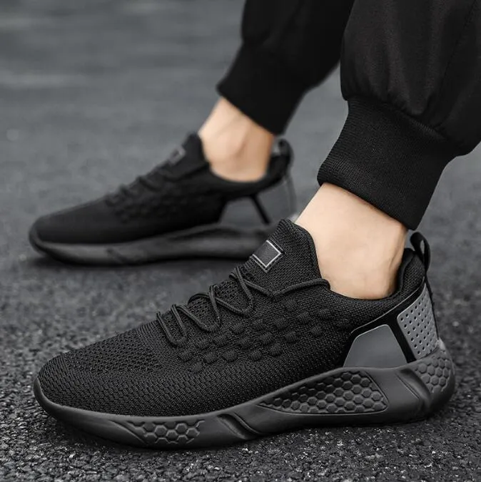 Mens Slip On Walking Shoes Tennis Shoes Non Slip Running Shoes