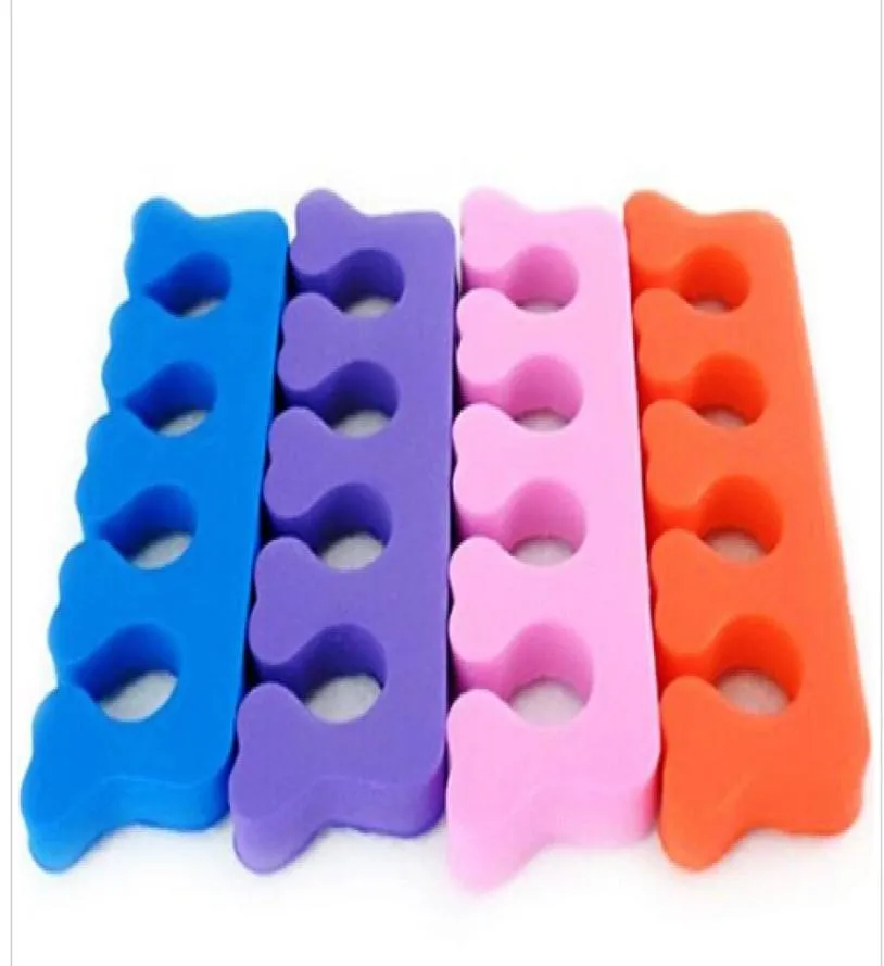 Whole Finger Toe Soft Separator Nail Art Pedicure Tools0123578619