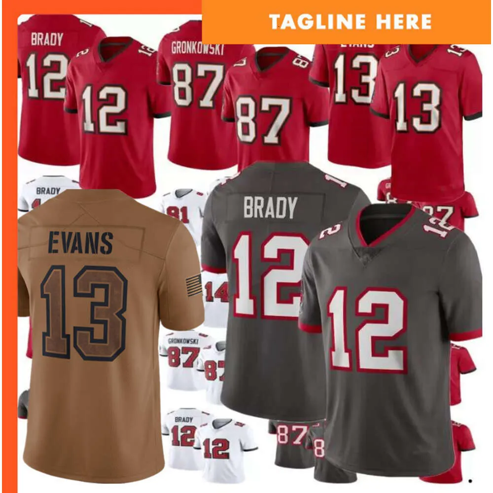 men women youth Football Jerseys 12 Tom Brady 6 Baker Mayfield 13 Mike Evans 45 Devin White 14 Chris Godwin 87 Rob Gronkowski 2 Kyle Trask 40 Mike Alstott 2023 new