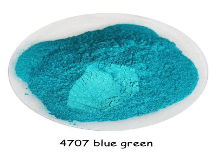 500Gram Blue Green Color Cosmetic Pearl Mica Pearl Pigment Dust Powder för DIY Nail Art Polish och Makeup Eye Shadowlipstick5470348