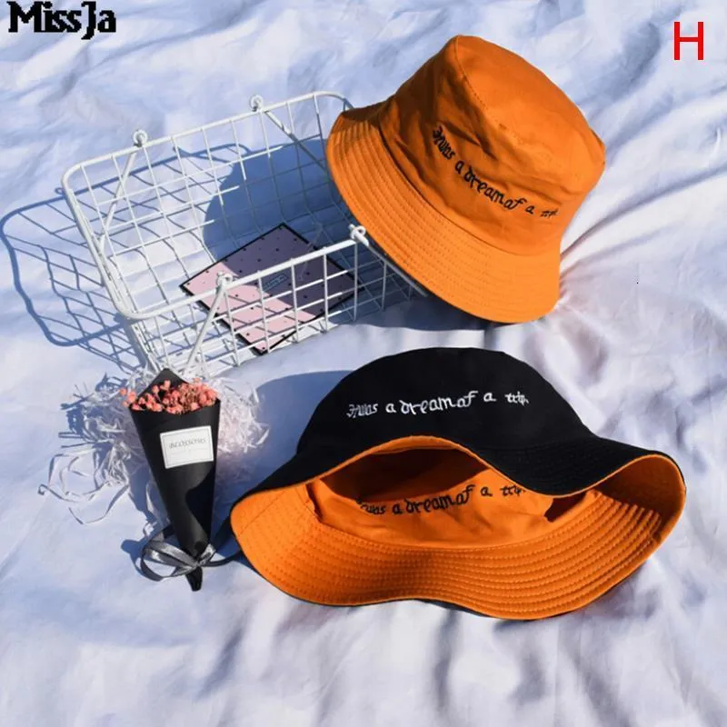 Unisex Bucket Hat Double-sided Wear Fishing Hat Fisherman Cap