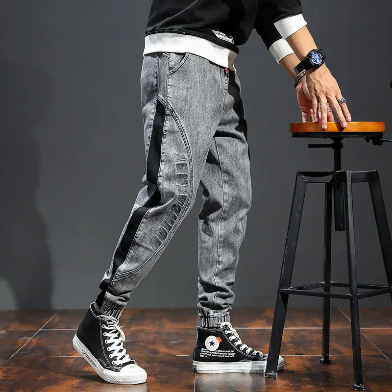 Men's Elastic Waist Jeans: Comfort Fit Denim Trousers, Ankle Length, Shop  Now!