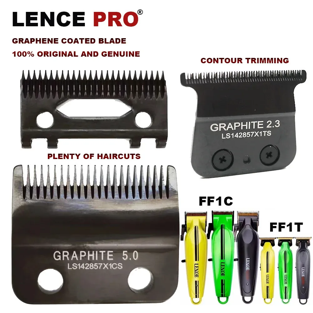 Aparador de cabelo lâmina de substituição original para lence pro fc ft fx870707 clipper barbeador profissional faca corte acessórios cabeça 231102