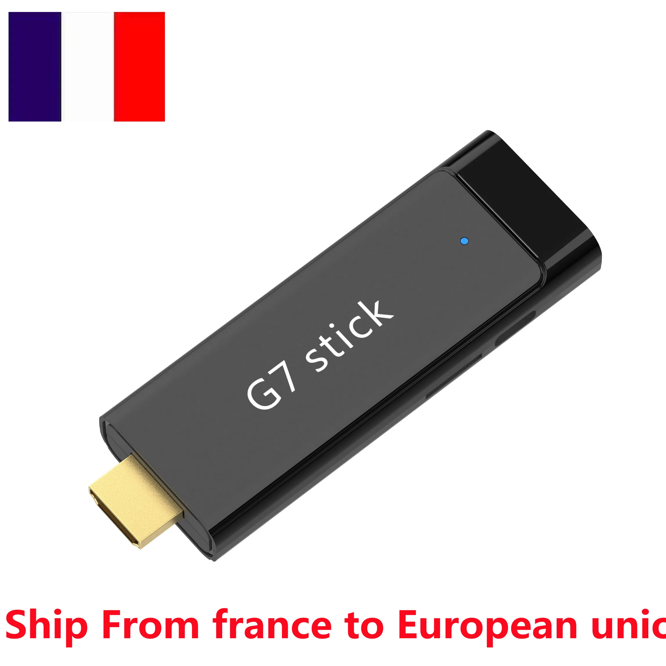 France w Stock G7 Stick Android 11.0 Smart TV Stick Amlogic S905Y4 4K 2GB 16GB 2,4G/5G WiFi BT Media odtwarzacz TV Ustaw górne pole