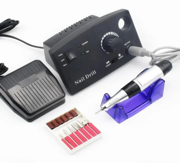 30000RPM Pro Electric Nail Drill Machine Electric Manicure Machine Drills Accessory Pedicure Kit Nail Drill File Bit Nail Tools2666679