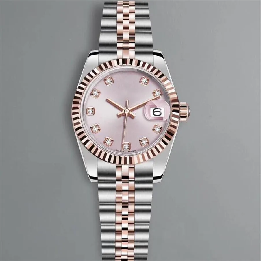 Женские сапфировые автоматические часы с бриллиантами и автоподзаводом, женские модные женские механические часы из нержавеющей стали, наручные часы montre de luxe249N