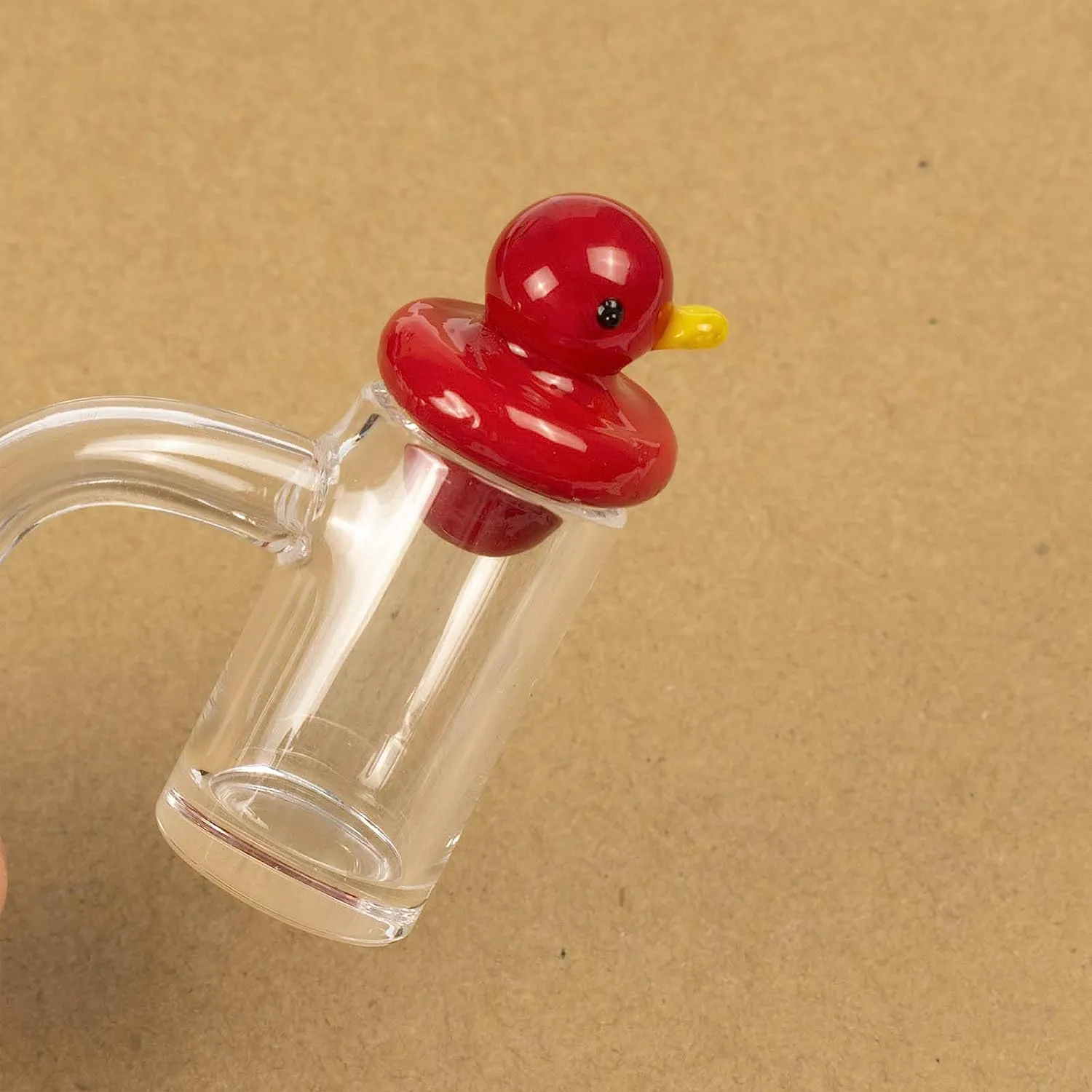 Röktillbehör Quartz Banger Nail Duck Carb Cap Dabber För Glasbongar