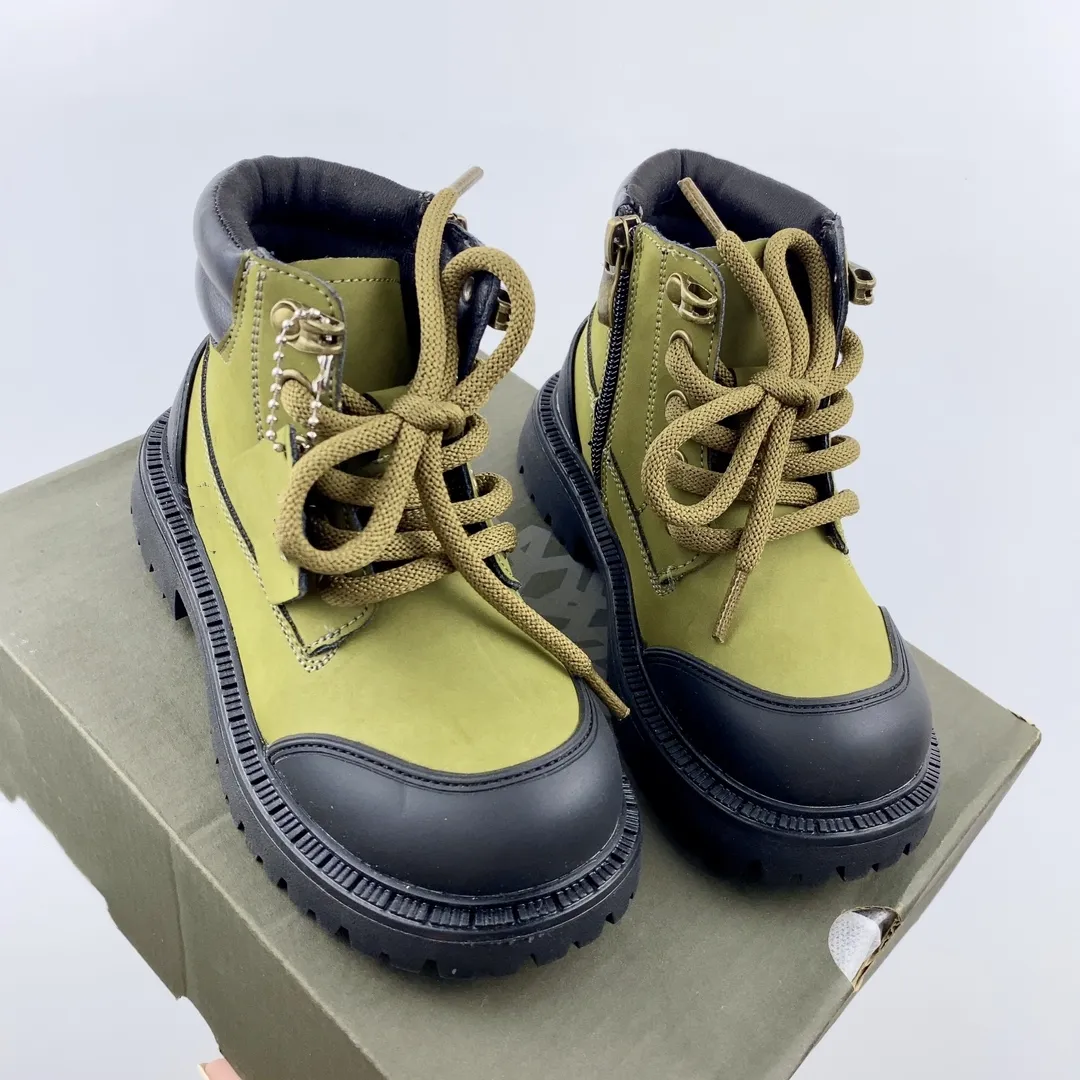 Waterproof Designer Ankle Boots For Kids Chunky Platform Winter