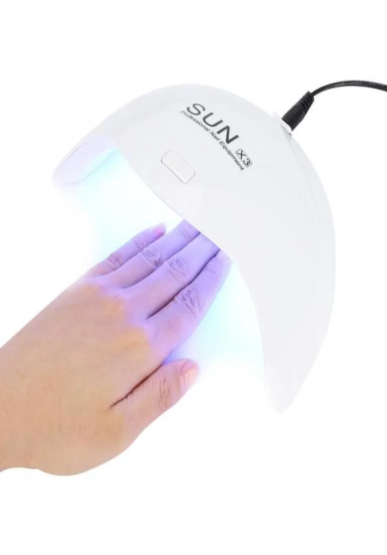 Tamax New Arrival SUN X3 24W UVLED Lamp Nail Dryer Curing for Nail Gel Polish Drying Machine nail art tool5230914