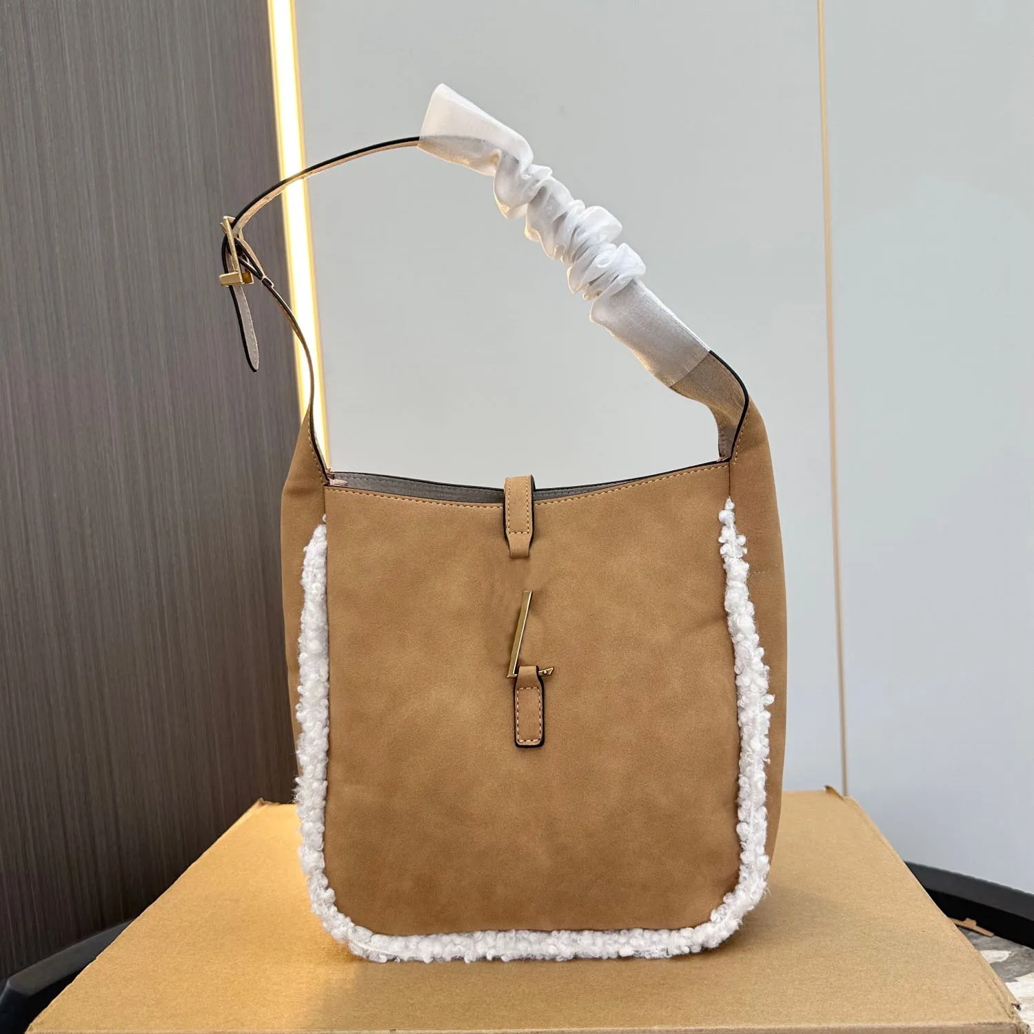 Modehandväska designer handled sadel väska tote hink väska underarm hobo axel väska lyxig stor tote koppling shopping korg crossbody plånbok flera färger