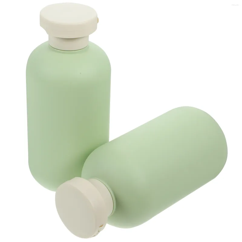 Dispenser di sapone liquido 2 pezzi Bottiglia di gel doccia Lozione Contenitori da viaggio Bottiglie di shampoo Riempimento Articoli da toeletta Balsamo