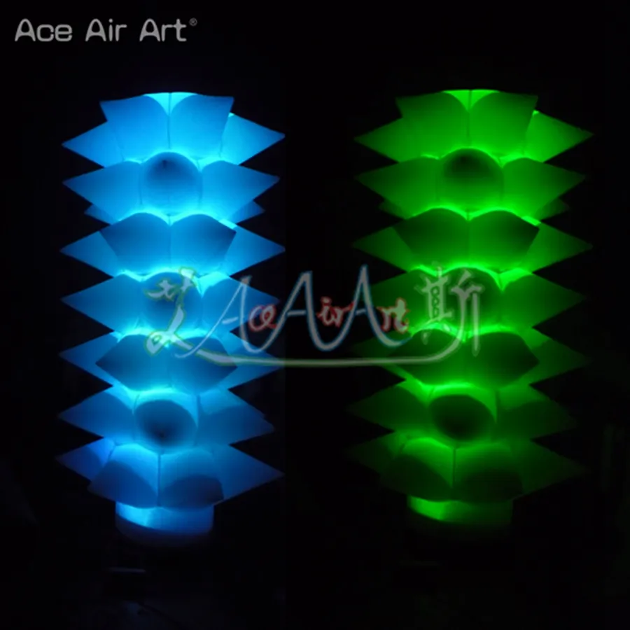 Dernier jouet gonflable de Style de blé de phare de blé gonflable avec la décoration décorative d'événement de scène de lumière LED