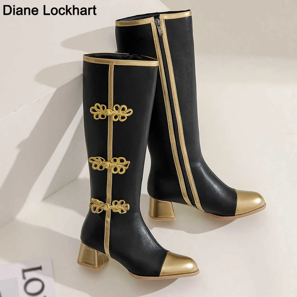 Knot knee high clearance boots