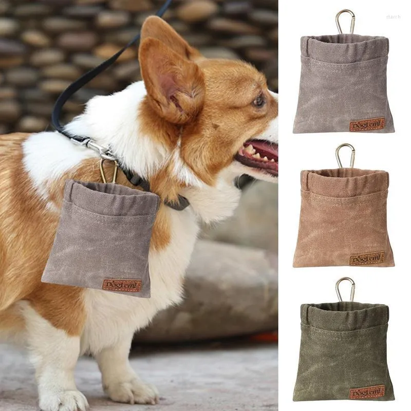 Coprisedili per auto per cani Borsa da addestramento Borse a marsupio con moschettone Fascia elastica termoretraibile Snack a mani libere per animali domestici