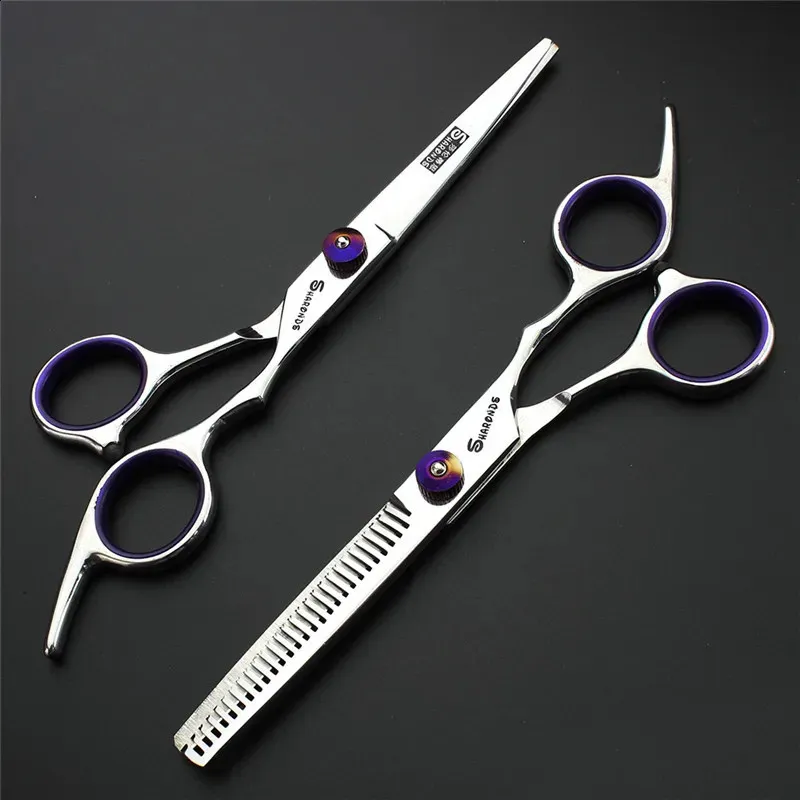 Scissors Shears Axemoore 6 inch professional barbershop hair scissors for men women japan 440c salon tool cutting thinning shears makas 231102