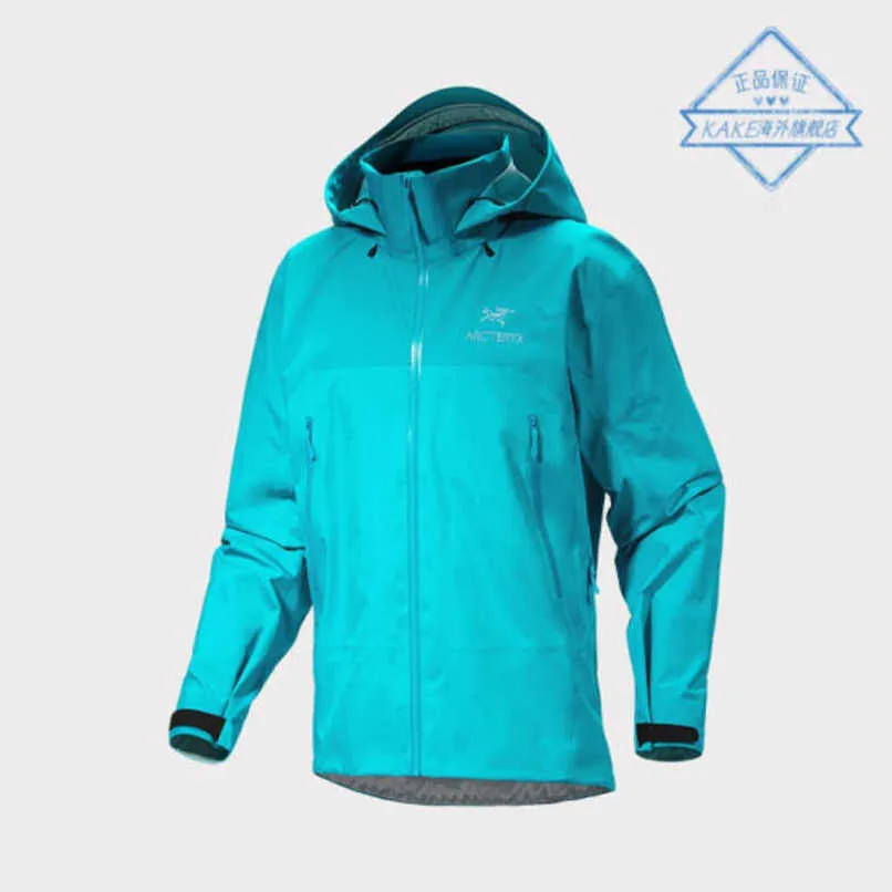 Designer Arcterys Veste Beta Vêtements pour hommes Manteau de charge à capuche pour femme Alpha Series Beta Ar Gore-tex Pro Chemise de charge imperméable Bleu Tetra / lip l WN-BTFN WN-B50Z