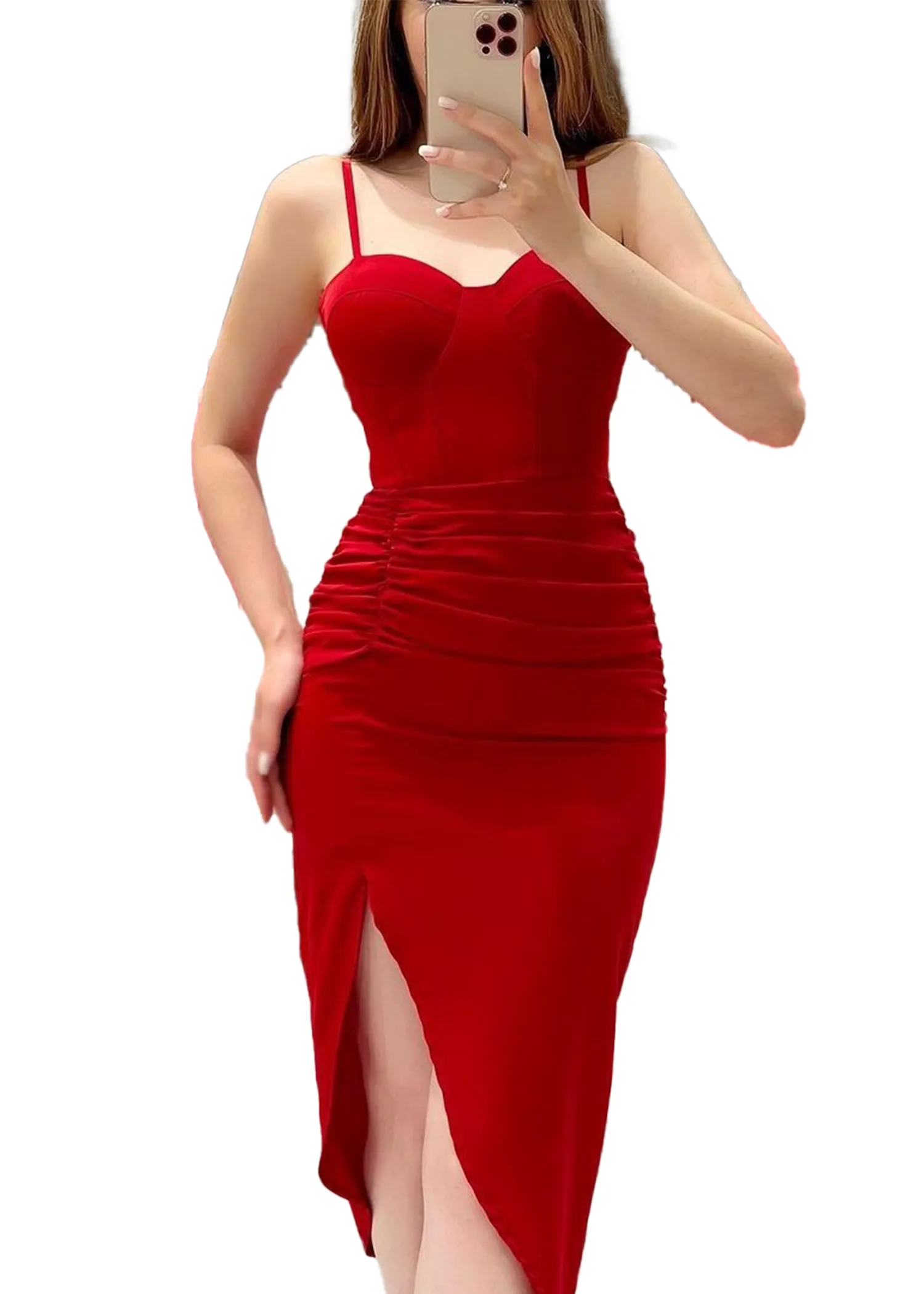 Red Short Sheath Cocktail Dresses Spaghetti Straps Pleats Draped Above Knee  Length Prom Gowns Formal Wear Party Homecoming Club Dress Custom Made from  Dhgate Cocktail Dresses