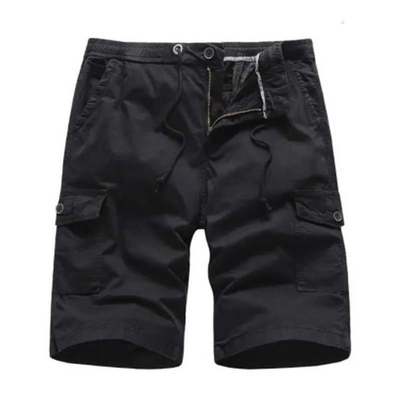 Herren-Shorts Lässige Herren-Shorts Atmungsaktive Sommer-Jogging-Shorts Herren-Militär-Cargo-Taktik-Shorts Herrenmode-Baumwoll-Baggy-Shorts 230403