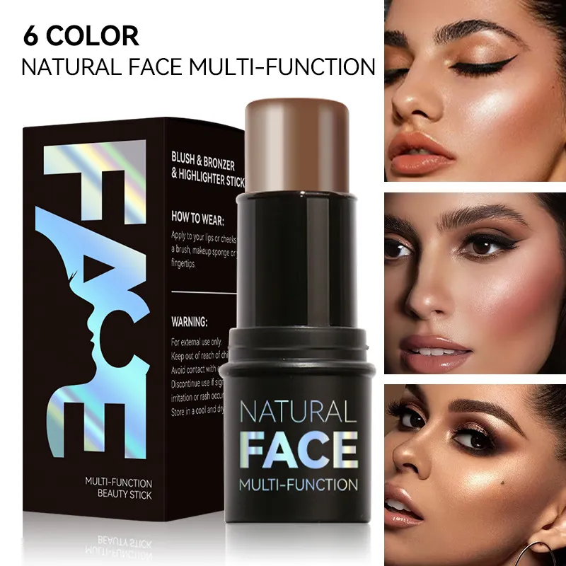 3-in-1 Make-up Stick Set – Contouring, Blush & Highlighter Stift Für Natürliches, Strahlendes Finish