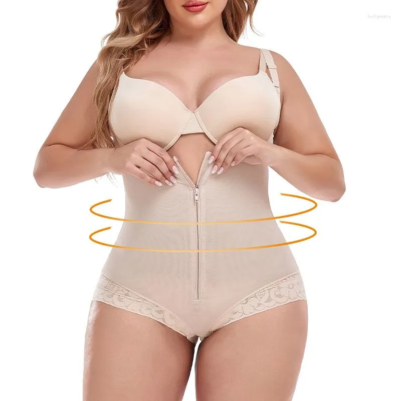 Women's Shapers seksowne kobiety brzoskwiniowe talia Trener Taler Talier Taler Shaper Rzeźbiarz Shapewear Control brzucha Fajas Colombianas Open Bust