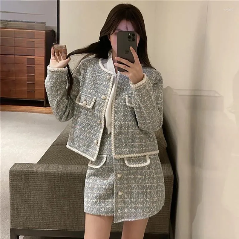 ジャケット・アウター tweed over jacket / mini skirt 369db35c-5be7-4cdf-ae6a-