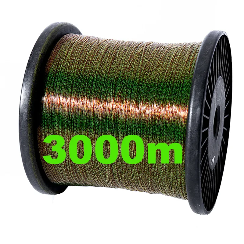 Premium Braid Fishing Line - 3000m/1000m, Invisible, 3D Spotted ...