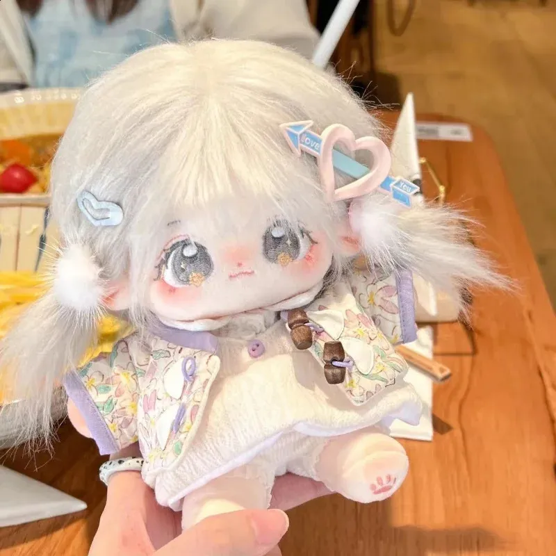 Puppen 20 cm Kawaii IDol Puppe Anime Plüsch Stern Gefüllte Anpassung Figur Spielzeug Baumwolle Baby Plüschtiere Fans Sammlung Geschenke 231110