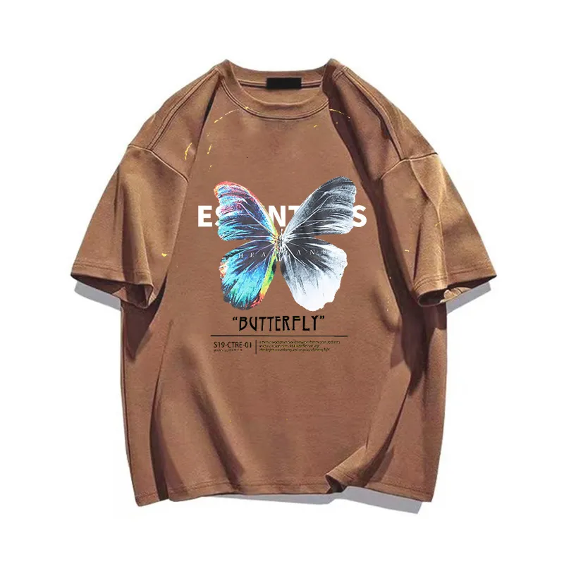 DHgate.com:Mens Oversized 100% Cotton Hip Hop Butterfly Tee