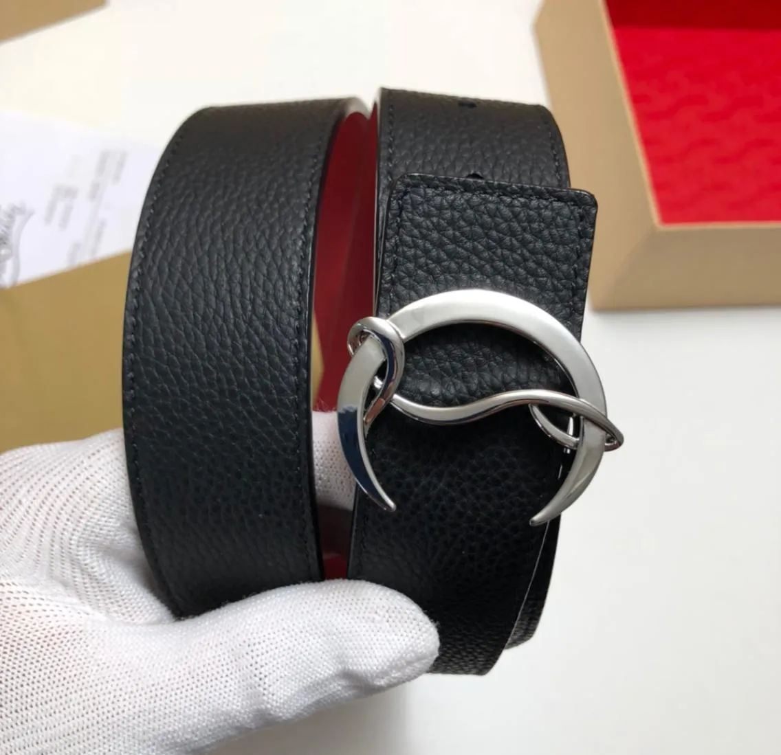 Cl Belt For Woman Ladies Belt Leather Calfskin 35 mm Lady Wastband Officiële high -end tailleband zachte en comfortabele vrouw2360590