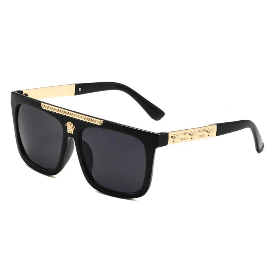 Czarne okulary przeciwsłoneczne projektant mody okulary okulary dla kobiety męskie prostokąt pełny krawędź Safilo Okulasty Luksusowe marka Rays Occhiali jazda 9264