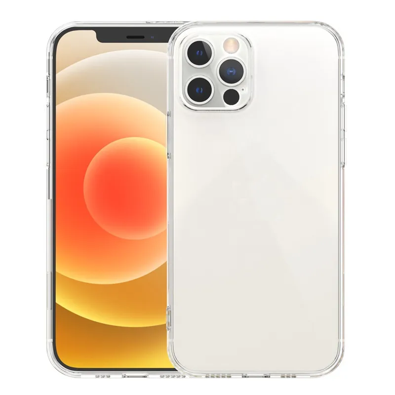 Klar mobiltelefonfodral för iPhone 14 plus 13 12 Pro 11 mini XR XS Max 7 8 SE2 SUCKSUST SOFT TPU Back Cover