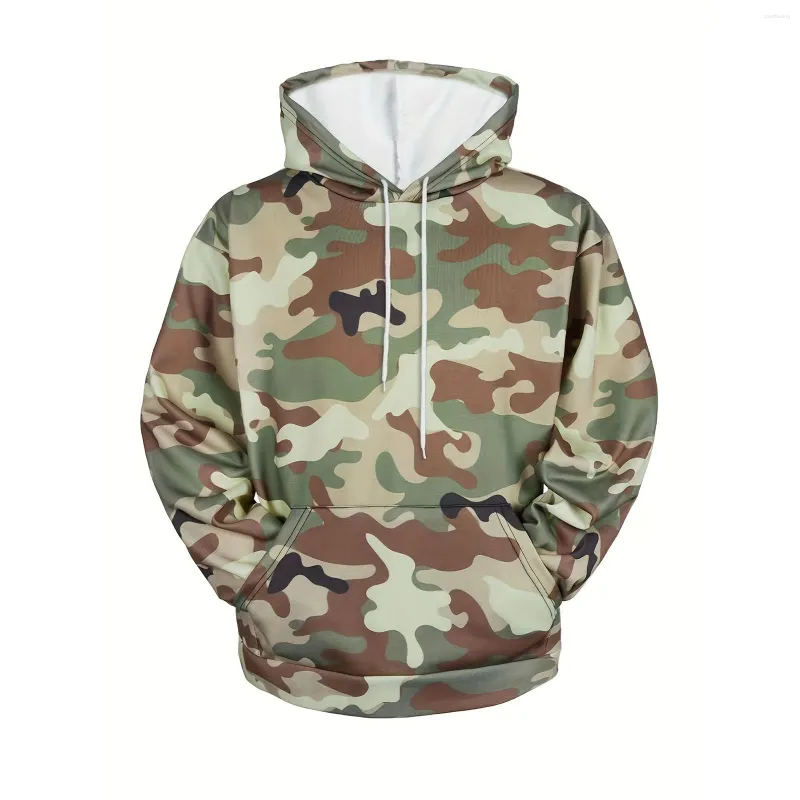 Men's Hoodies Hooded Pullover Sweatshirt Men 3D Digital Printed Sportswear Casual Sweater Outdoor Warm Slipper