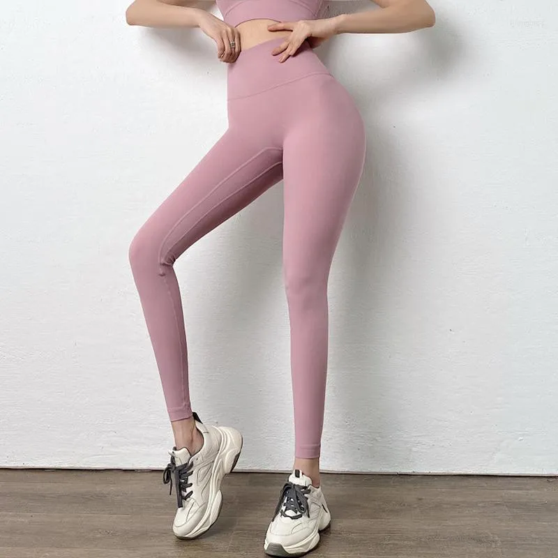 Pantalones activos SALSPOR Fitness mujeres Yoga sólido secado rápido Push Up entrenamiento correr deporte Leggings Casual gimnasio mallas femeninas