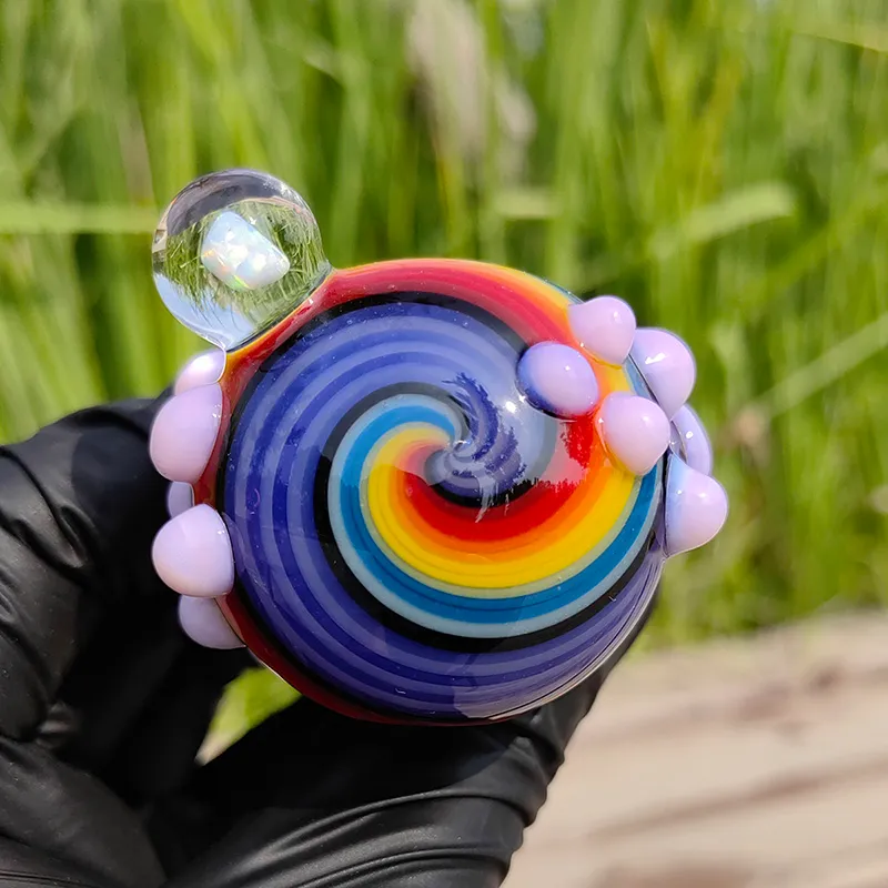 Glass Dry Pipe With Swirl Accents Patterns Thick Glass Pipe Under 20usd