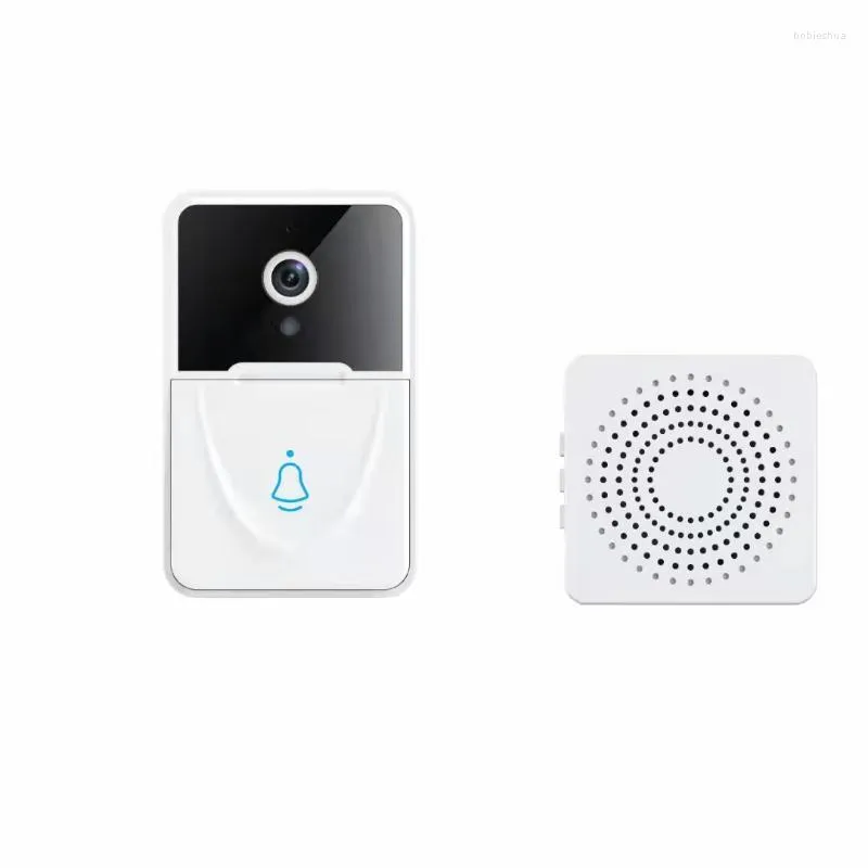 Videodörrtelefoner Trådlös WiFi Smart Doorbell High-Definition Voice Intercom Infraröd nattvision Remote Monitoring