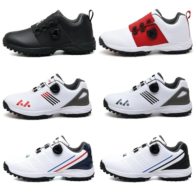 Andra golfprodukter Vattentäta golfskor män Bekväma golf sneakers utomhusstorlek 39-45 Walking Footwears Anti Slip Athletic Sneakers 230817