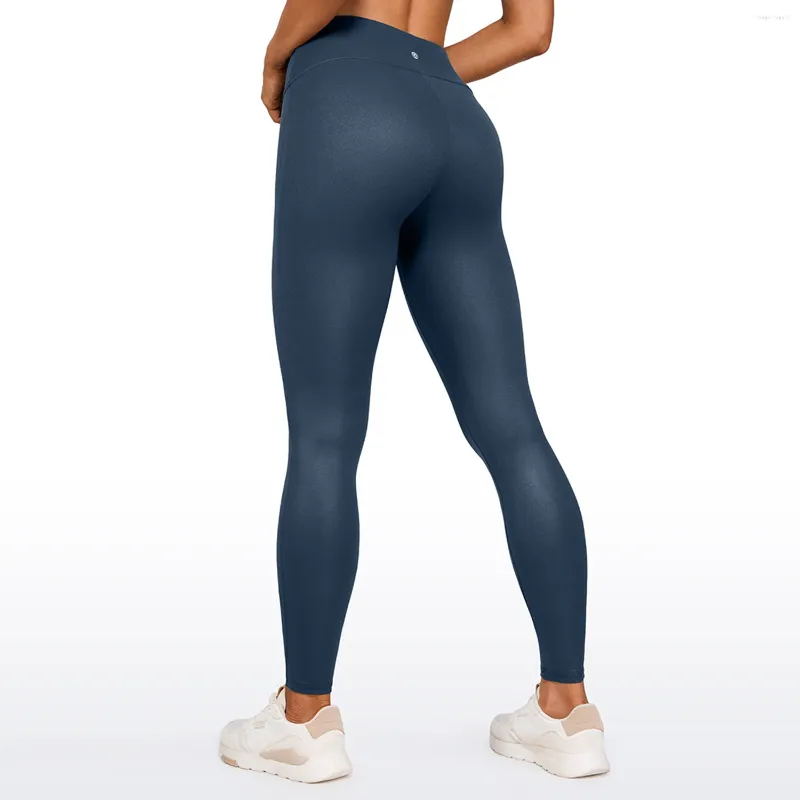 CRZ YOGA Butterluxe Matte Faux Leather Leggings For Women 28 High Waist  Stretch Running Tights With Pockets With No Front Seam And Pleather From  Hongpingguog, $19.93