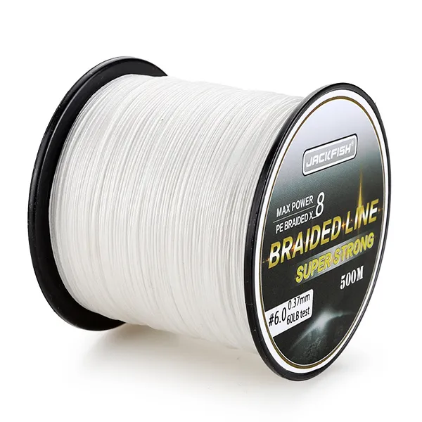 Braid Line JACKFISH 500M 8 Strand Smoother PE Braided Fishing Line 10 80LB  Multifilament Fishing Line Carp Fishing Saltwater With Gift 230403 From  Nian07, $14.01