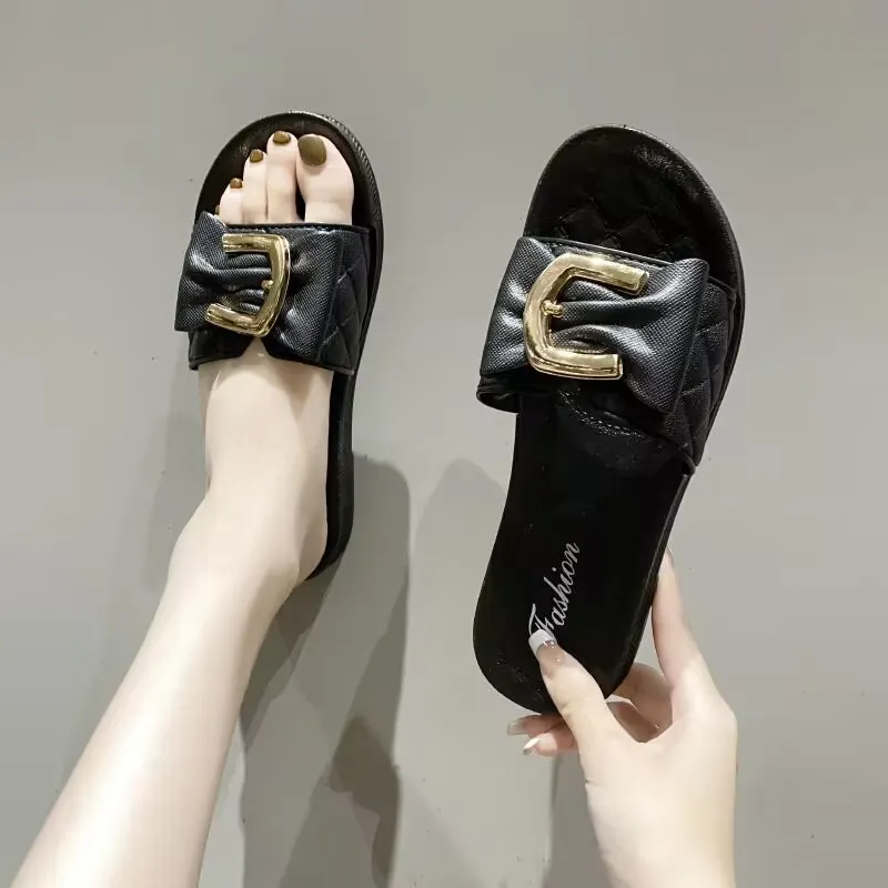 Pantofole da donna estive Fashion All-Fiammifero Suola morbida Antiscivolo Deodorizzazione Pantofole per il tempo libero per lo shopping di alta qualità all'aperto