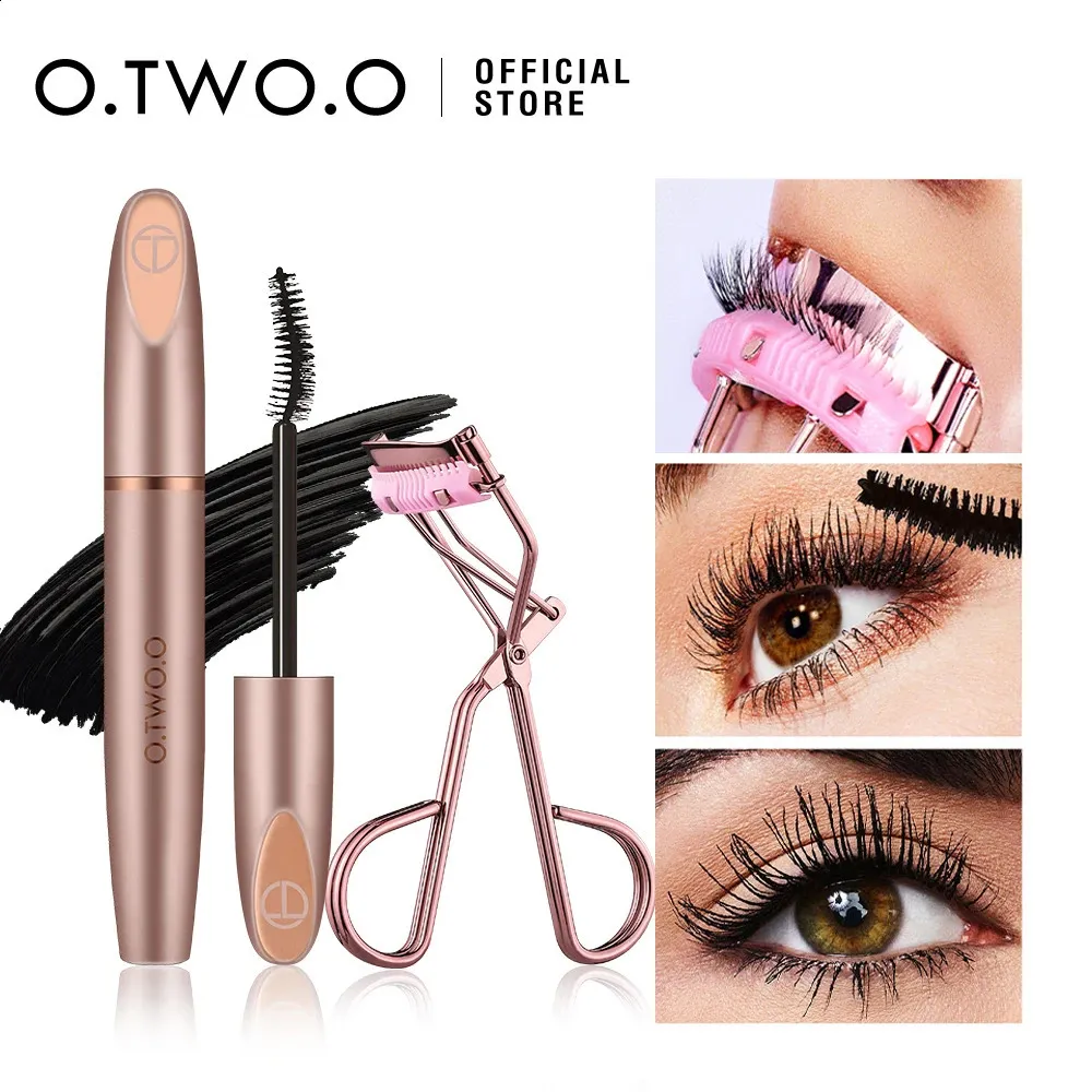 Mascara O TWO O 4d Lengthening Silk Fiber Lashes Volume Waterproof No Flaking Natural Set Professional Makeup 231102