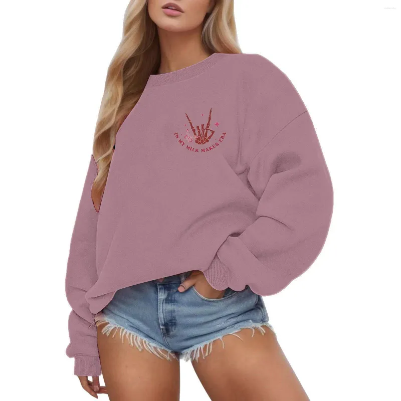 Kobiety z kapturem Kpop Streetwear Streetwear szkieletowe litery tylne graficzne bluza pullover drop ramię długie rękawie kobiety jesienne topy