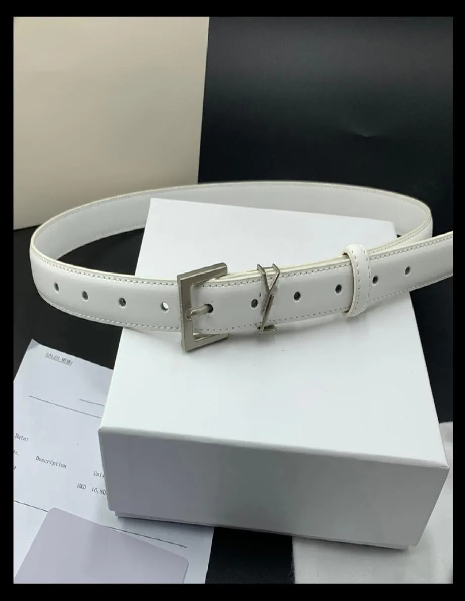 Lady Fashion Belt Belts Women Women szerokość Paliw 25 cm męski luksusowy projekt designerski oryginalny skóra Cintura Ceinture YS le4287554